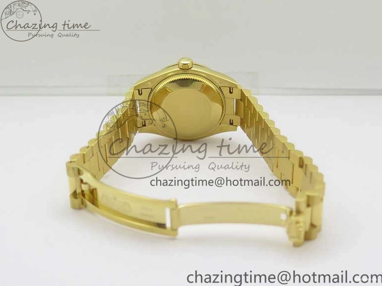 Best 31mm Malachite Bracelet EWF on Dial YG Daydate YG Edition 278288 Green ETA2688 President 0416